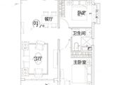 恒大悦澜庭_3室2厅1卫 建面116平米