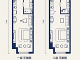 汇智中心_2室2厅2卫 建面57平米