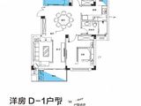 加美四季花城_2室2厅1卫 建面84平米