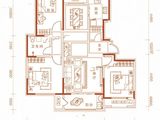 五洲太阳城五期学府锦园_3室2厅1卫 建面119平米