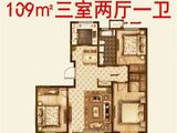 琅琊台家园_3室2厅1卫 建面109平米