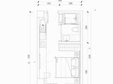 中铁卓越阁_1号楼C1户型 建面41平米