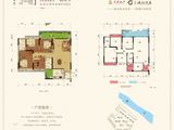 交投地产兴进漓江悦府_4室2厅2卫 建面125平米