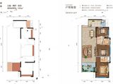 三里花城_3室2厅2卫 建面105平米