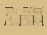 绿地外滩中心写字楼_2室2厅2卫 建面116平米