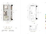 明城仁和购物中心_1室1厅1卫 建面38平米