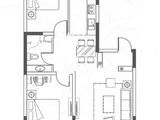 泰豪熙江悦_2室2厅1卫 建面90平米