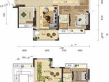 万象城_4室2厅4卫 建面205平米