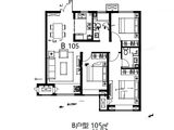 花郡郁金园_3室2厅2卫 建面105平米