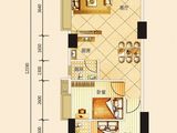 银涛糖果社区_2室2厅2卫 建面69平米