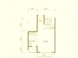 凡尔赛公馆_1室1厅1卫 建面47平米