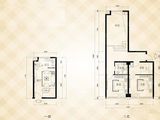 百家湖艺术公馆_3室2厅1卫 建面120平米