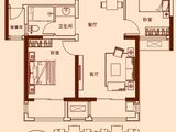 华府国际_2室2厅1卫 建面91平米