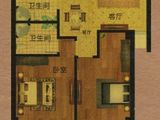 府上人家_2室2厅2卫 建面88平米