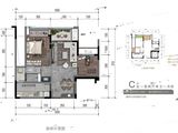 重庆融创城_2室1厅1卫 建面67平米