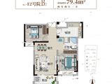 大溪地_2室2厅1卫 建面79平米