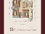 海天瑞府_3室2厅2卫 建面106平米