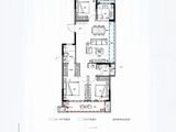 中天中腾云上名邸_3室2厅2卫 建面108平米