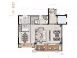 新希望锦麟玖玺_3室3厅3卫 建面134平米