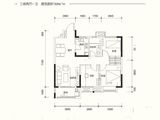 华润翡翠城_3室2厅1卫 建面97平米