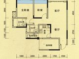 龙德悠彩郡_2室2厅2卫 建面68平米