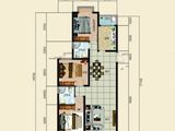 华顺时代新城_2室2厅1卫 建面141平米