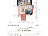 建龙高地_2室2厅1卫 建面66平米