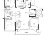 科技人才港科技蓝岸_4室2厅2卫 建面143平米