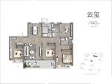 景业龙光玖云府_4室2厅2卫 建面139平米