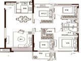 中骏云景府_4室2厅2卫 建面126平米