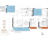 国兴三巽翡翠熙岸_3室2厅2卫 建面105平米