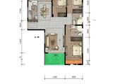 裕添四季花城_3室2厅2卫 建面135平米