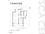 融创中心_1室2厅1卫 建面93平米