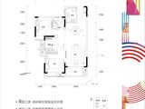 武汉城建天汇龙城_3室2厅1卫 建面100平米