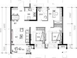 鸿翔宝龙北宸里_3室2厅1卫 建面79平米