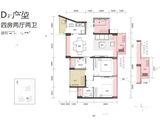 嘉亿爵悦_4室2厅2卫 建面89平米