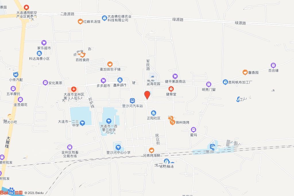 登沙河街道规划1号路南，5-1路北，6号路东