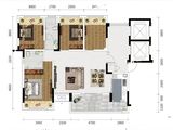 璞缇1号_4室2厅2卫 建面128平米