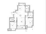 青铁海誉府_2室2厅2卫 建面119平米