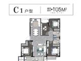 广嘉上城苑_4室2厅2卫 建面105平米