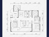 高新区国信地块_3室2厅2卫 建面143平米